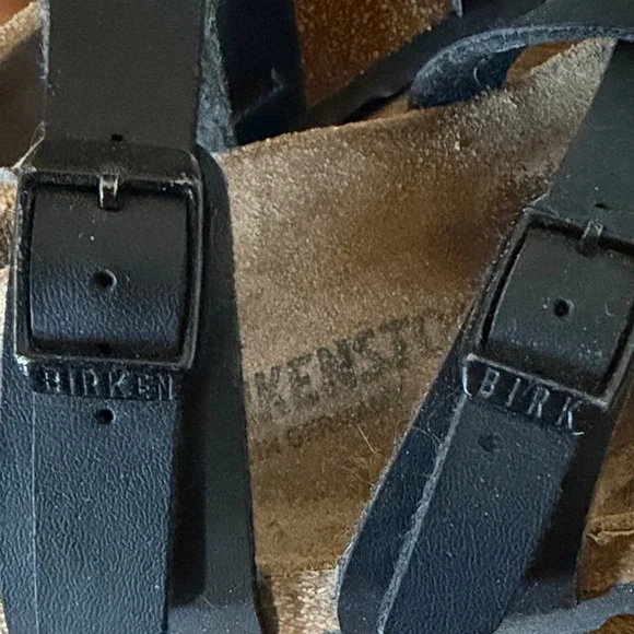 Black Birkenstock Mayari Sandals - Picture 5 of 6
